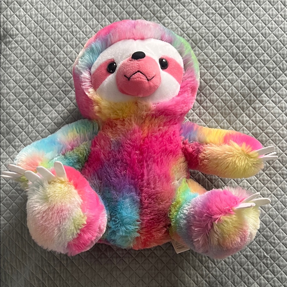 Foco Rainbow Plush Sloth Toy